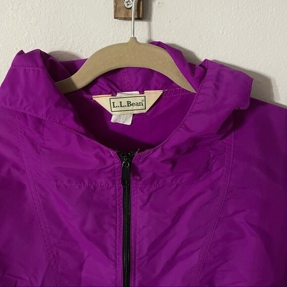 L.L. Bean Anorak Jacket vintage womens purple medium - Picture 2 of 11